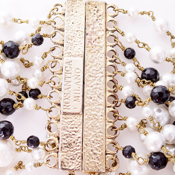 ROSANTICA MILANO BLACK EVENING NECKLACE | WOMENS - Picture 3 of 4